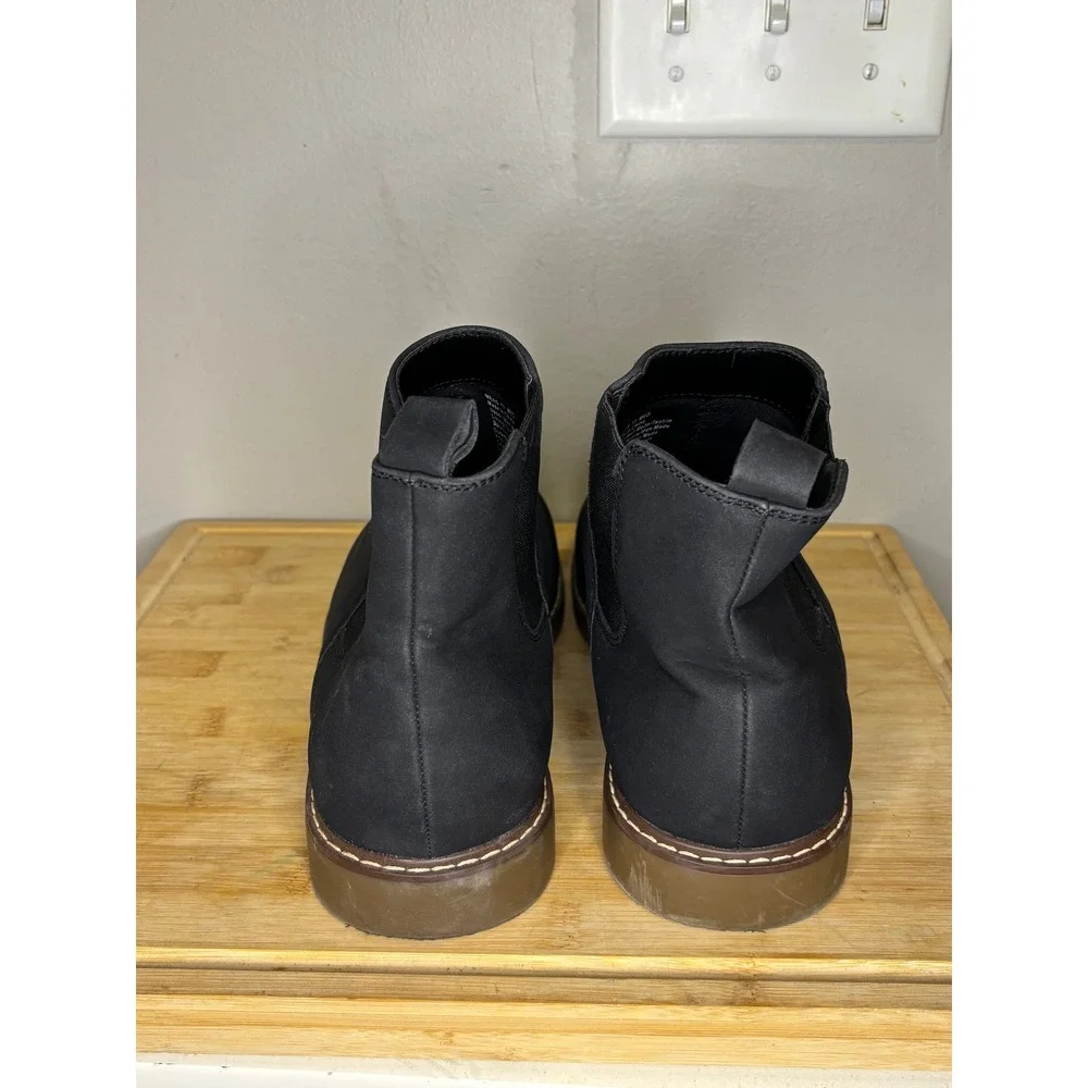 Sonoma Goods For Life Carson Mens Black Chelsea Boots Ortholite Eco Size 11 MED